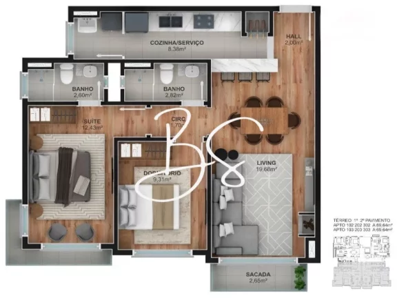 Imagem APARTAMENTO RESIDENCIAL em GRAMADO - RS, Piratini
