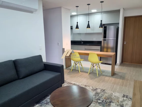 Foto do imóvel Apartamento mobiliado para locação no Cambuí, Campinas-SP: 1 quarto, 1 suíte, 1 banheiro, 1 vaga de garagem, 51m² de área. Venha conferir!