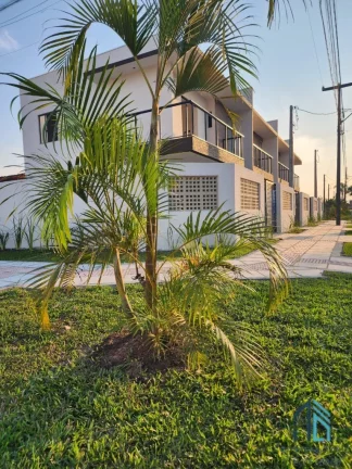 Imagem Sobrado novo 03 quartos c/suíte, arquitetura moderna, 2 quadras MAR, Nereidas em Guaratuba PR