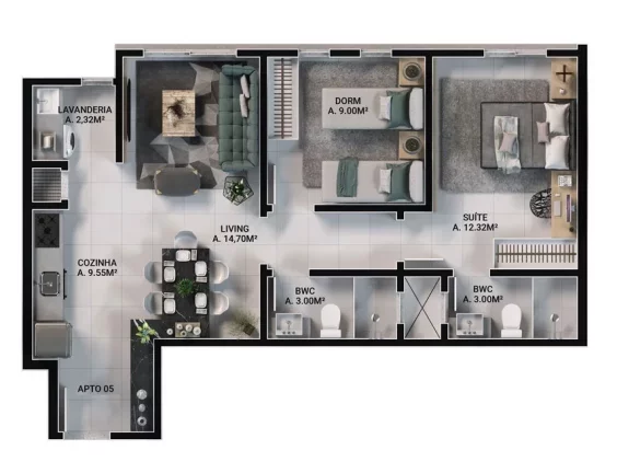 Imagem Scenarium Tower - Apartamento à venda no bairro Morretes - Itapema/SC