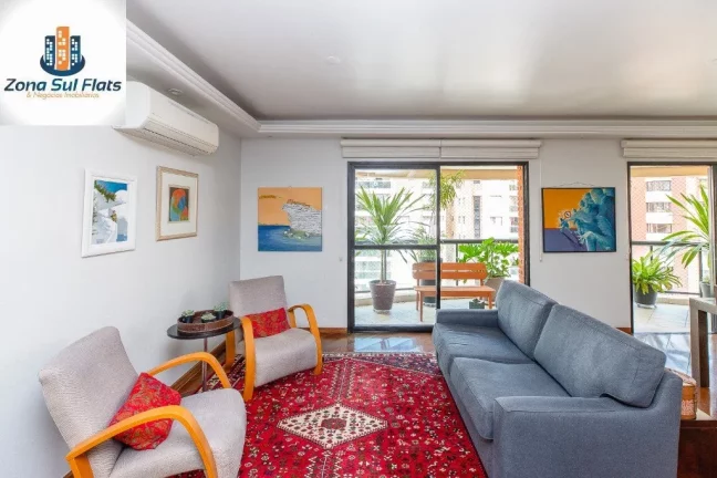 Imagem Apartamento Alto Padrão à Venda Em Moema Com 3 Suítes e 4 Vagas