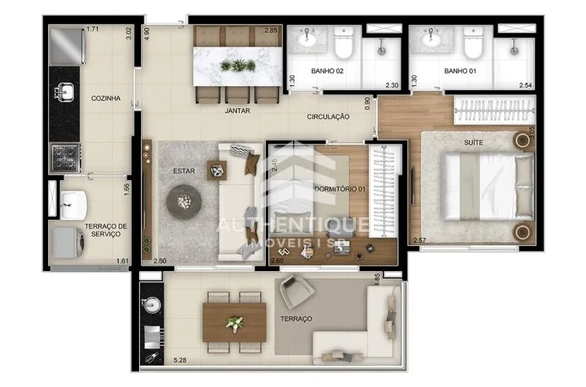 Imagem NEXT ASTORGA CONDOMINIO CLUB VILA GUILHERMINA - Apartamento à venda no bairro Vila Guilhermina - São Paulo/SP, Zona Leste