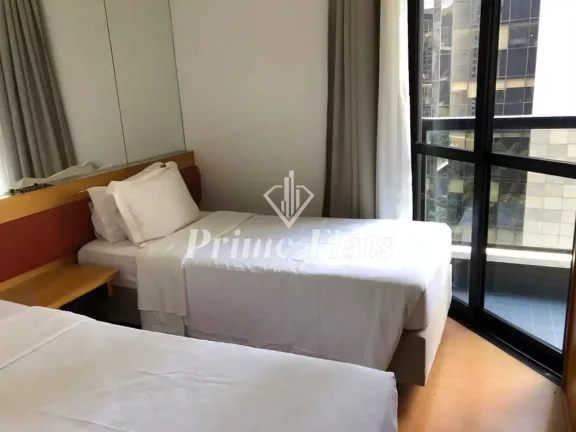 Foto do imóvel Flat disponível para venda no Hotel Address Faria Lima by Intercity, com 42m², 1 dormitório e 1 vaga em Rua Amauri