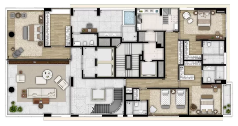 Imagem Apartamento Alto Padrão à Venda na Vila Nova Conceição Com 4 Suítes e 4 Vagas