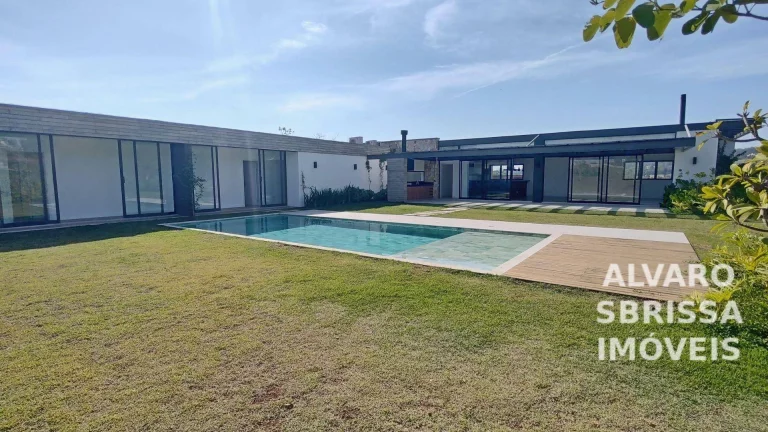 Imagem Casa térrea com piscina e 5 suítes no Condomínio Terras de São José II em Itu SP ac:550m2 at:2.131m2 muito bem localizada no condominio