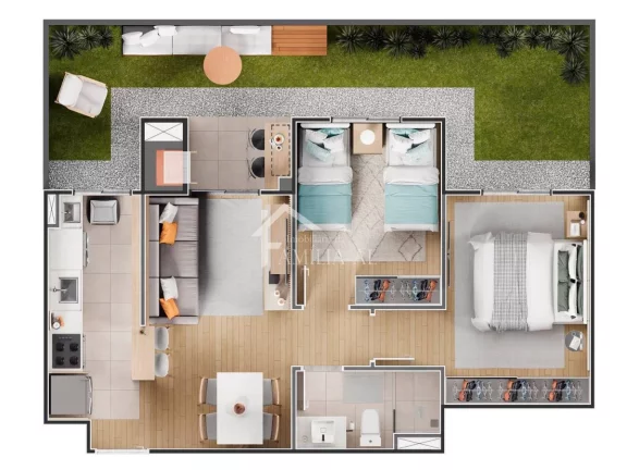 Imagem Apartamento no Vega Costa e Silva Empreendimento Completo