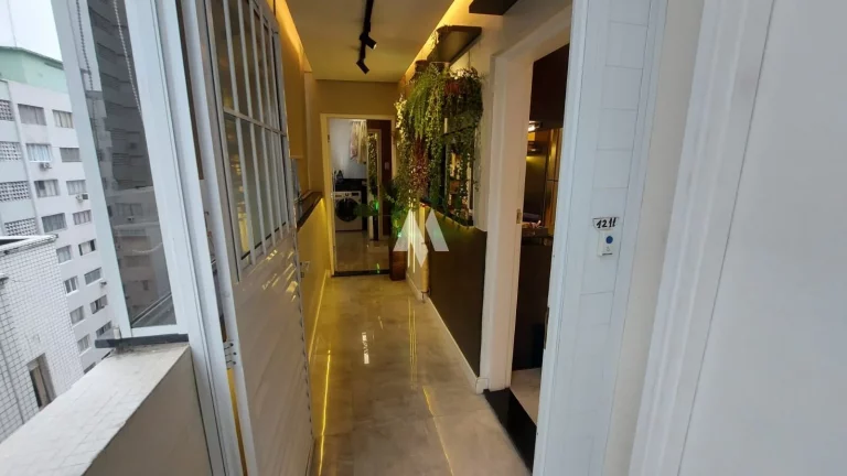 Imagem Apartamento 1 dormitório em Frente a Praia na Aparecida - Porteira Fechada - Santos/SP