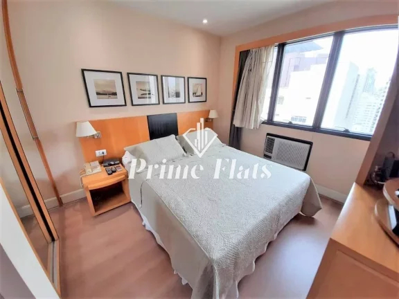 Imagem Flat disponível para locação no Transamérica Executive Faria Lima, com 28m², 1 dormitório e 1 vaga de garagem
