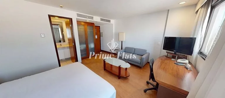 Imagem Flat disponível para locação no Wyndham Ibirapuera, com 27m², 1 dormitório e 1 vaga