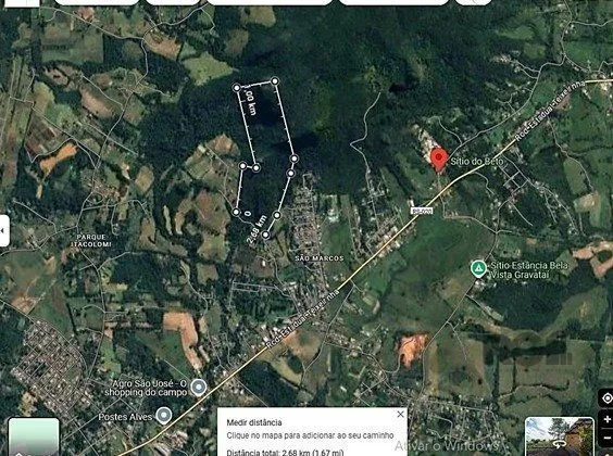 Imagem Sítio para Venda - 270000m²,rua beco dos fraga, Itacolomi