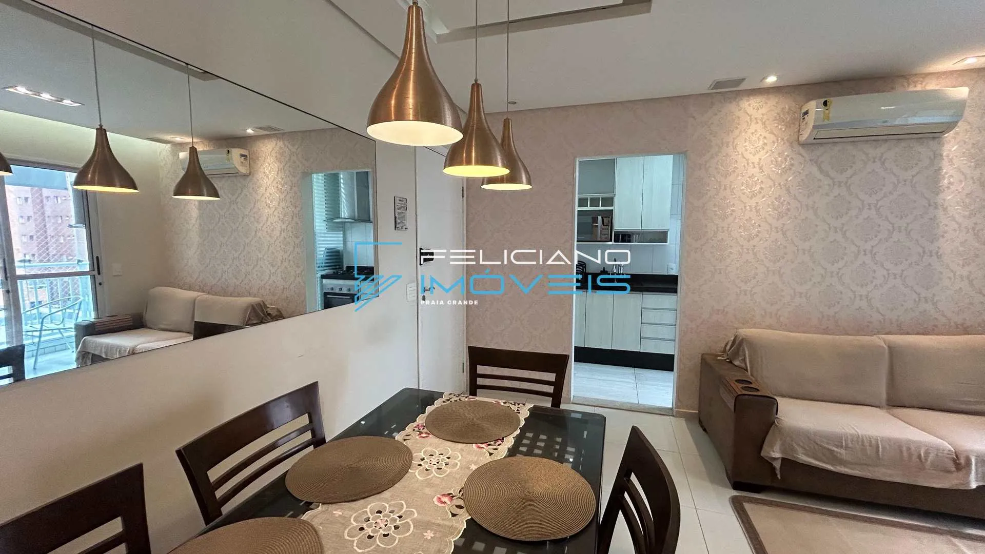 Imagem Apartamento com 2 quartos, Ocian, Praia Grande - R$ 390 mil, Cod: 7094