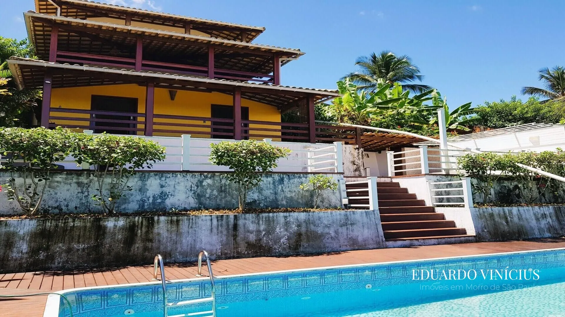 Foto do imóvel Casa de Alto Padrão com 5 suítes e Vista Mar à venda na Gamboa em R. do Toquetão, 110 - Gamboa, Cairu - BA