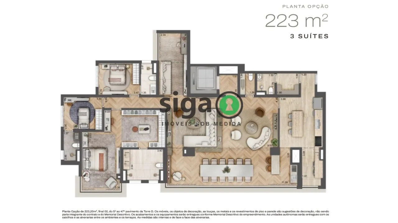 Imagem APARTAMENTOS DE ALTO PADRÃO À VENDA EM SANTO AMARO AO LADO DA HÍPICA CONDOMÍNIO CL