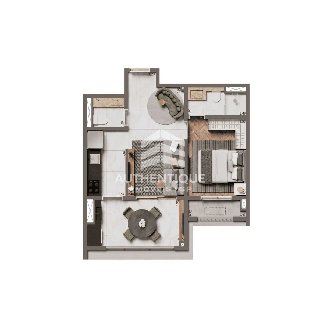 Imagem BROOKLYN BRIDGE - Apartamento à venda no bairro Brooklin - São Paulo/SP, Zona Sul