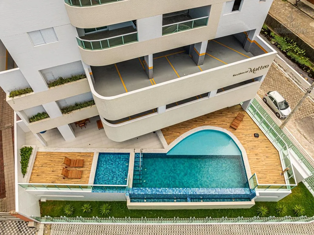 Imagem Apartamento 02 dormitórios sendo 1 suíte com sacada e vista mar