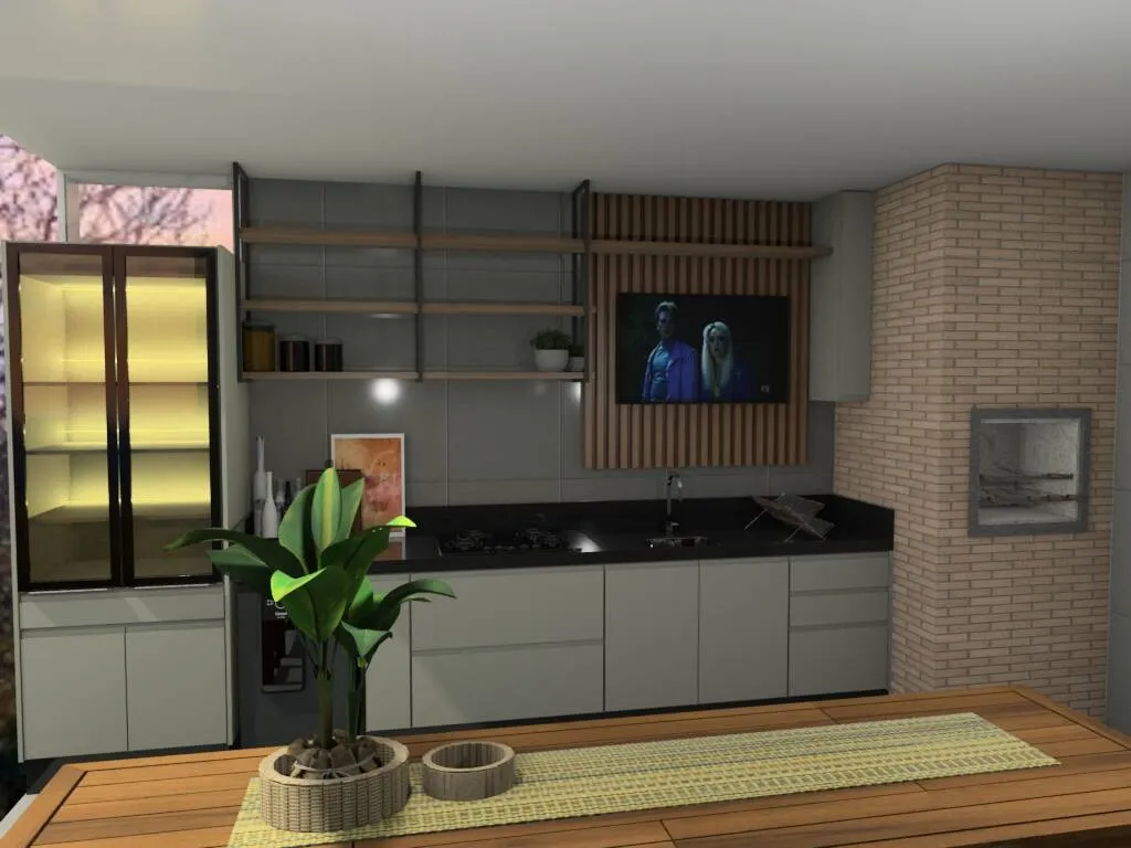 Imagem Casa Mobiliada à venda em Cascavel, Loteamento Colina Dourada - 140m²