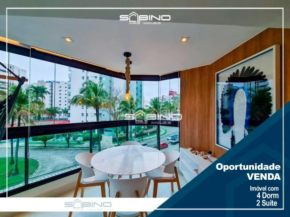 Foto do imóvel Apartamento à venda, com 4 Dormitórios 169 m² quadra de Tênis, em Riviera de São Lourenço - Bertioga SP