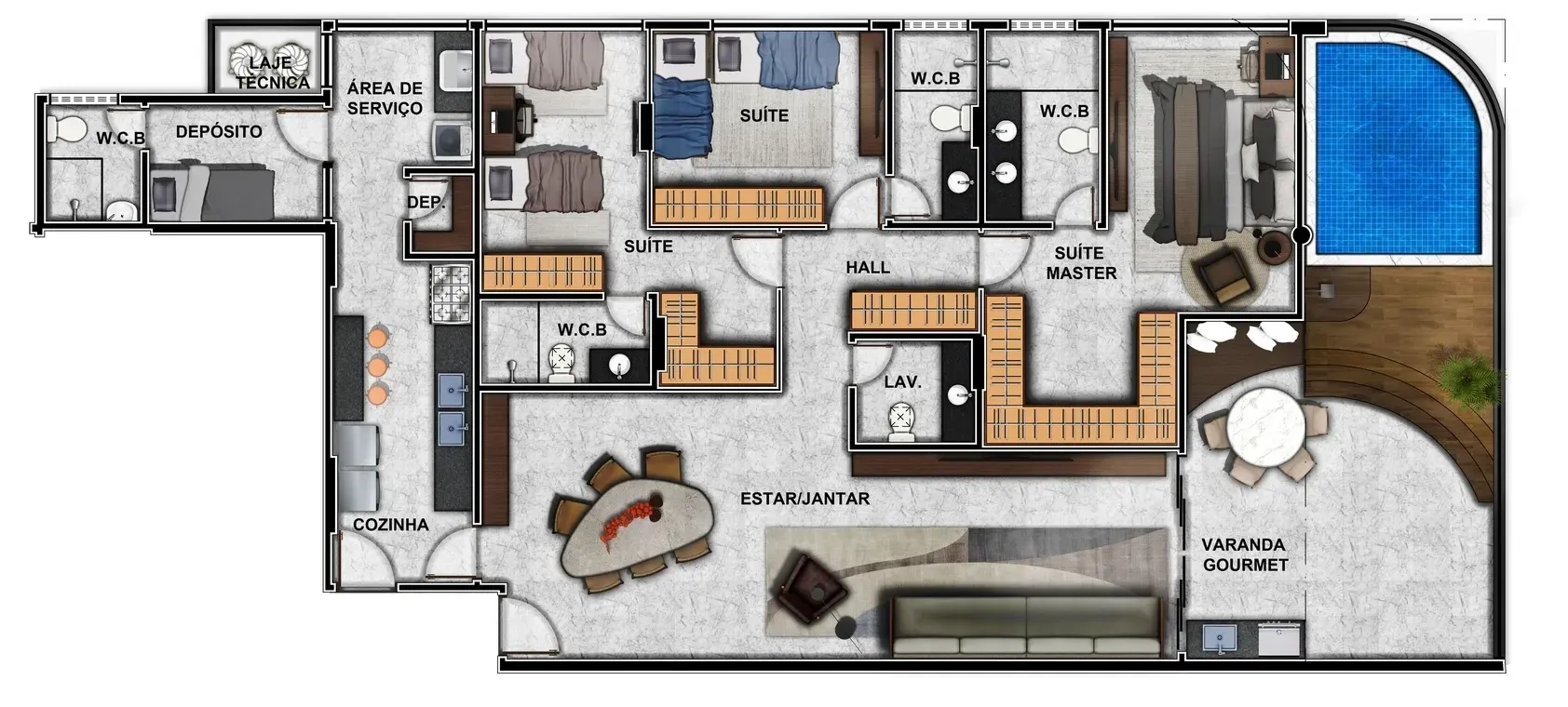 Imagem Edifício Residencial com 4 Quartos à Venda, 122 m² em Ponta Verde - Maceió