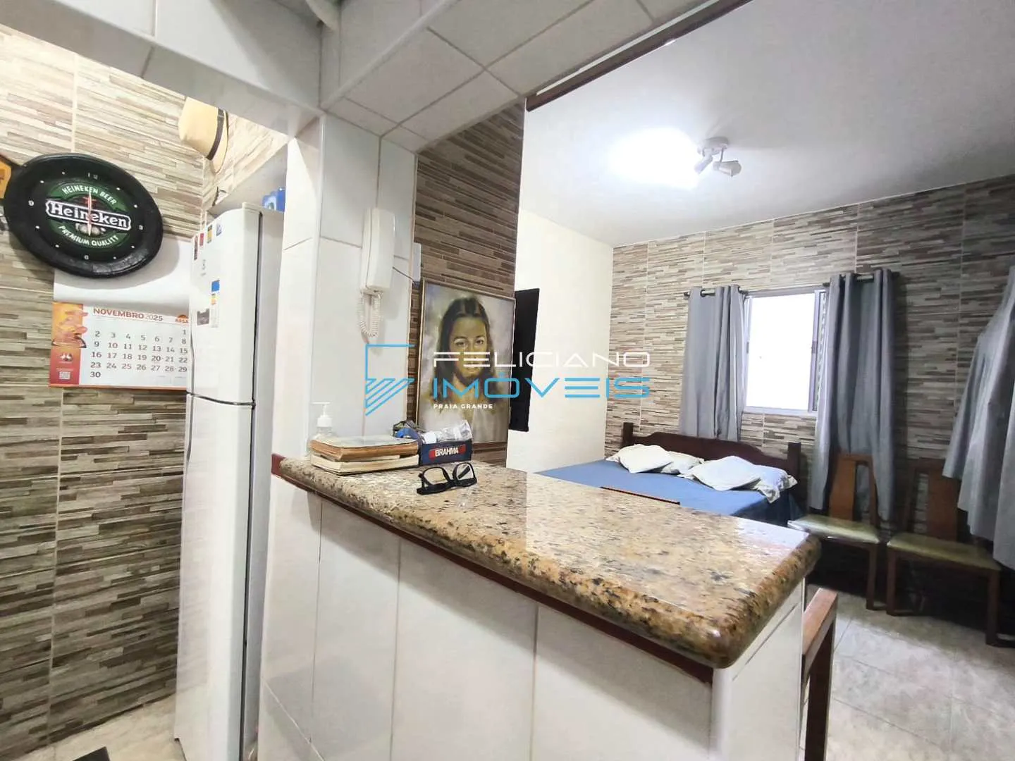 Imagem Kitnet com 1 quarto, Boqueirão, Praia Grande - R$ 180 mil, Cod: 6779