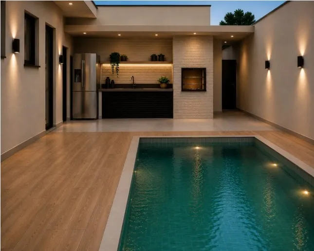 Imagem Casa Térrea de Alto Padrão com 3 Suítes, Piscina e Pé-Direito Duplo no Condomínio Renaissance ? Sorocaba/SP