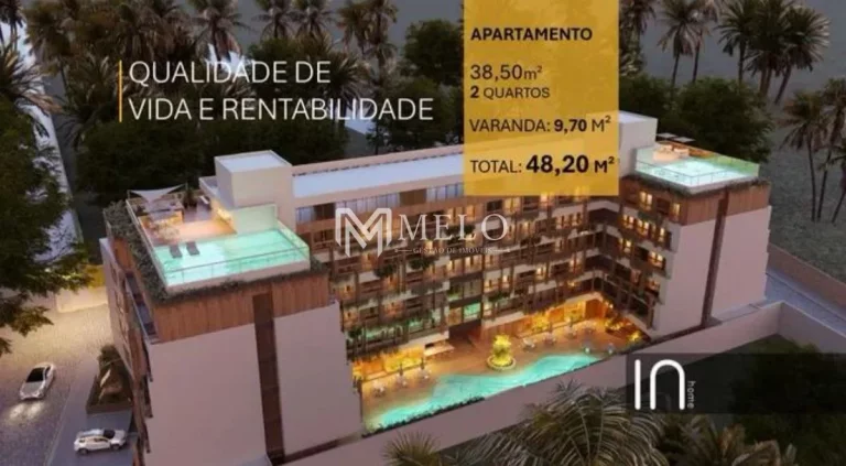 Imagem Apartamento à venda com 38,50 m²- 2 quartos, em Praia de Campas - Tamandaré - PE - UM DOS MAIS ENCANTADORES DESTINOS DO NORDESTE DO PAÍS!..