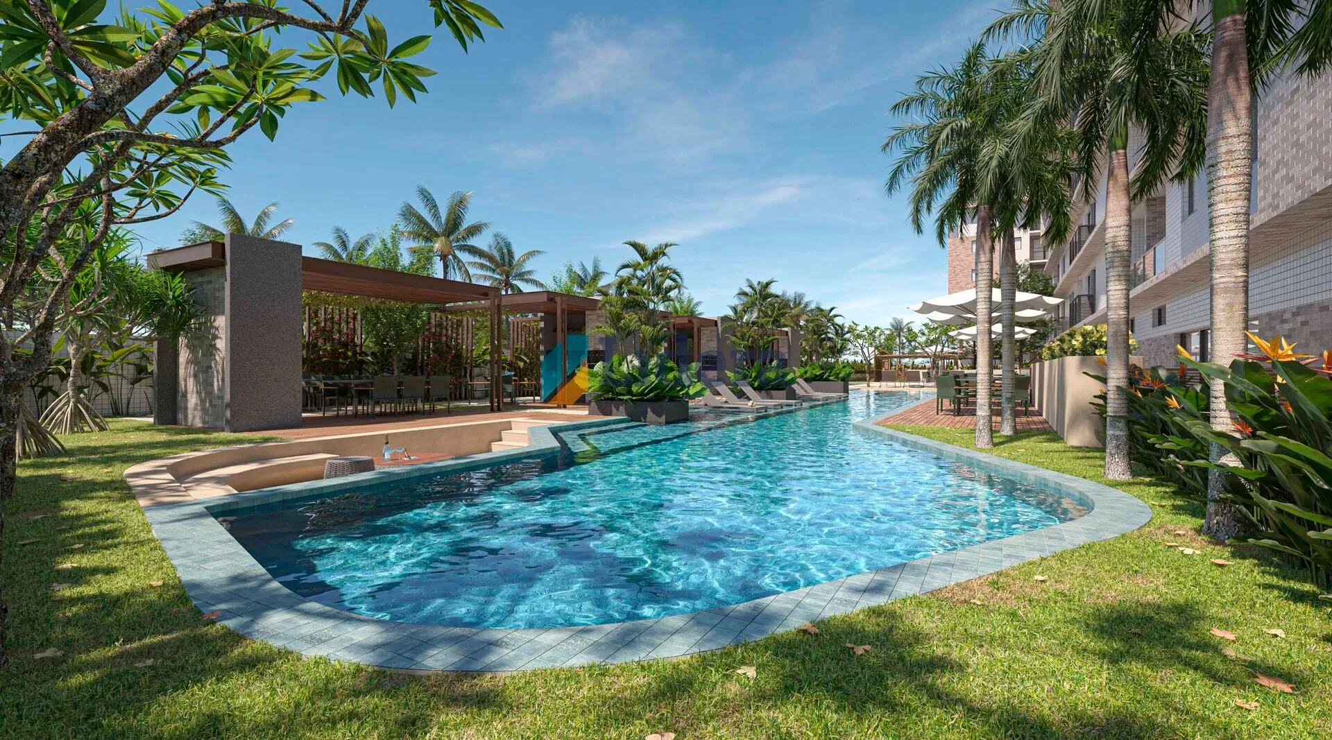 Imagem Apto Alto Padrão - 2 Quartos - 1 suite - 57m² - em Ponta de campina, Cabedelo/PB