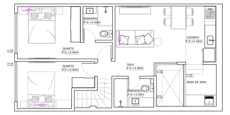 Imagem Casa de Vila com 2 Quartos à Venda, 60 m² em Botafogo - Rio de Janeiro