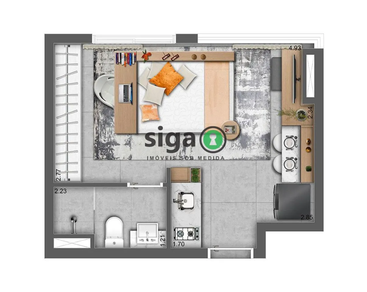 Imagem Apartamento Studio para venda em Pinheiros, São Paulo - SP