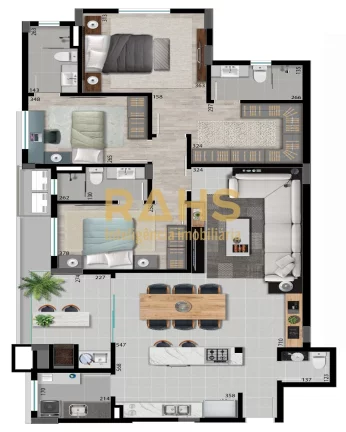 Imagem Belíssimo Empreendimento em construção para ser entregue em Novembro/2022, localizado em uma das ...