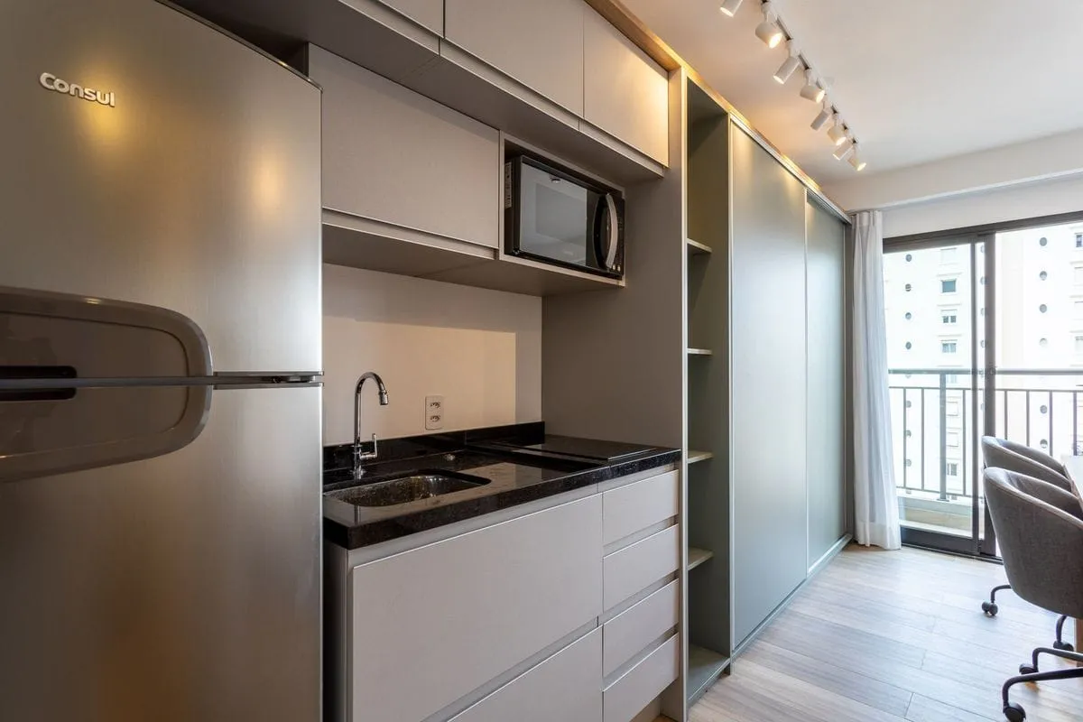 Imagem Apartamento com 1 Quarto para alugar, 26m² - Perdizes