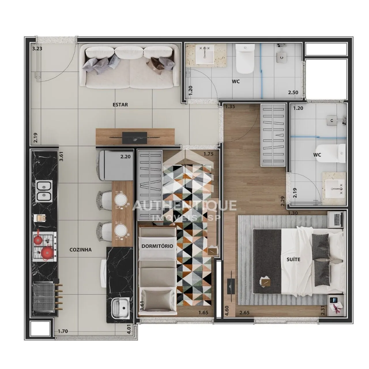 Imagem CS Quirino de Lima - Centro - São Bernardo do Campo - Apartamento à venda no bairro Centro - São Bernardo do Campo/SP