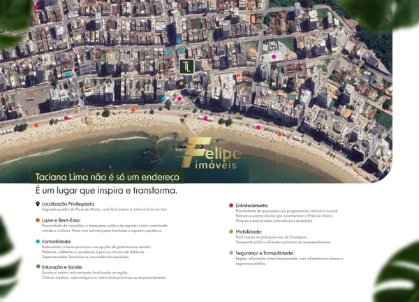 Imagem Pela primeira vez na Praia do Morro, um dos destinos mais desejados de Guarapari, novo empreendimento!