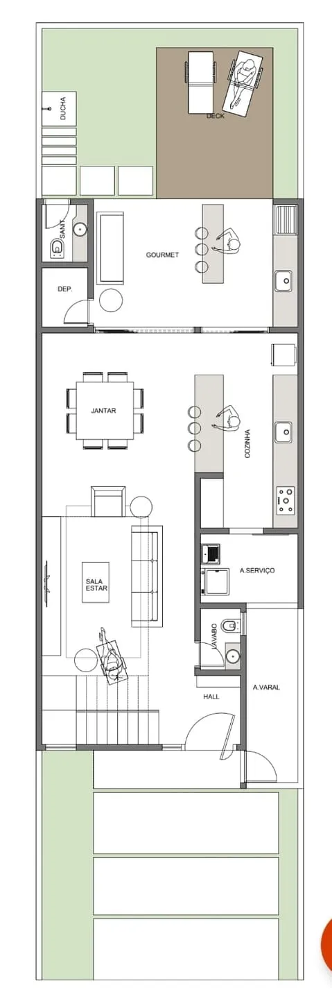 Imagem Casa à venda 3 Quartos, 1 Suite, 2 Vagas, 164M², Residencial Maricá, Pindamonhangaba - SP | Condomínio Residencial Laguna