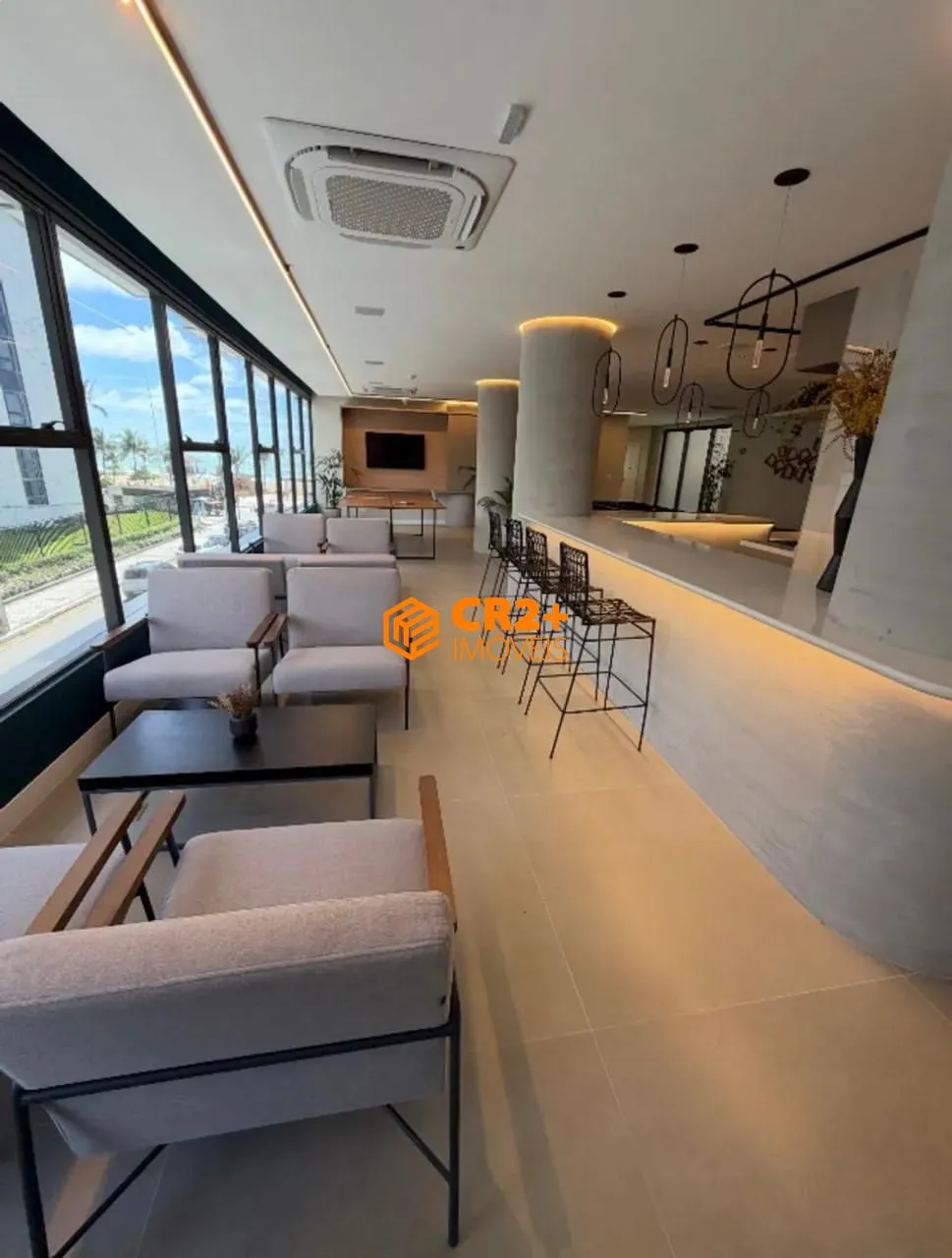 Imagem Vendo apartamento de 53 metros novo na Avenida Boa Viagem, Padrão Moura Dubeux.