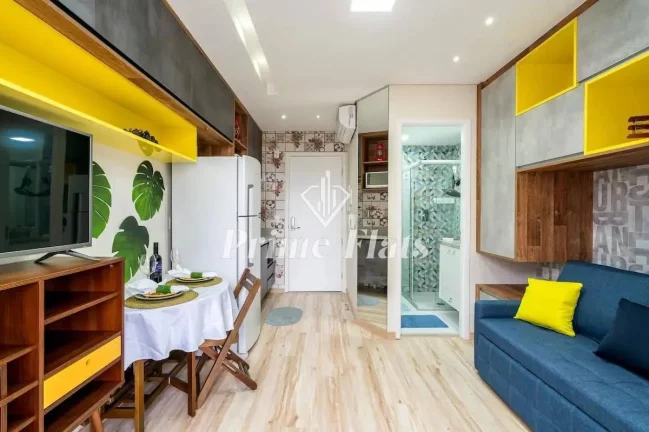 Imagem Flat disponível para venda no Condomínio Downtown Luz, com 23m², 1 dormitório e 1 vaga