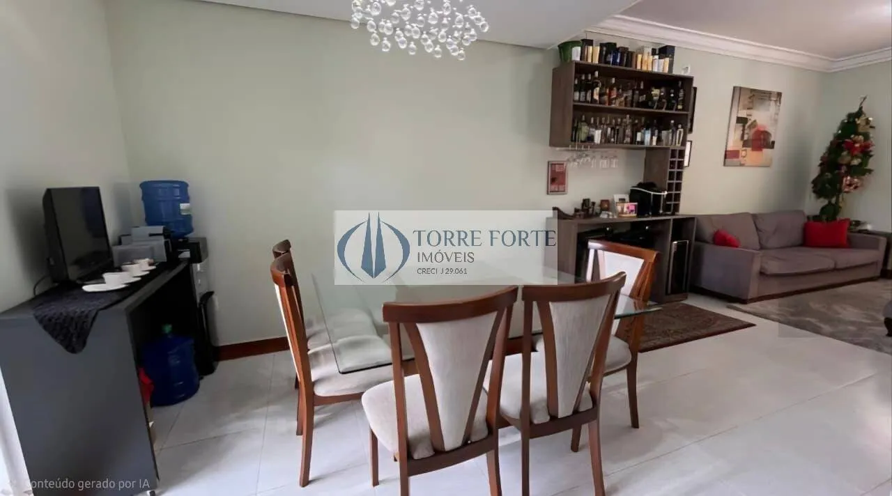 Imagem Lindo sobrado com 134 m², 3 dormitórios, 1 suíte com closet + Ar e piscina