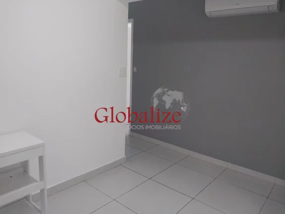 Imagem Sala comercial de 80,00 m² no Boqueirão, Santos-SP! Espaço com 4 salas, 2 banheiros, 1 vaga de garagem e 4 aparelhos de ar condicionado.