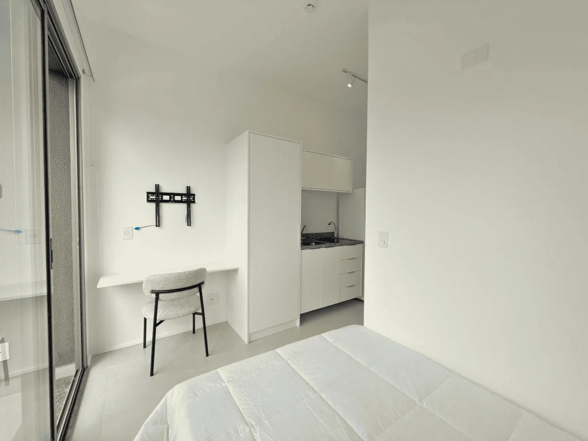 Imagem Apartamento com 1 Quarto para alugar, 25m² - Santo Amaro