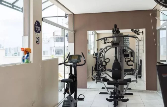 Imagem Flat disponível para locação no Moema Studium, com 35m², 1 dormitório e 1 vaga de garagem