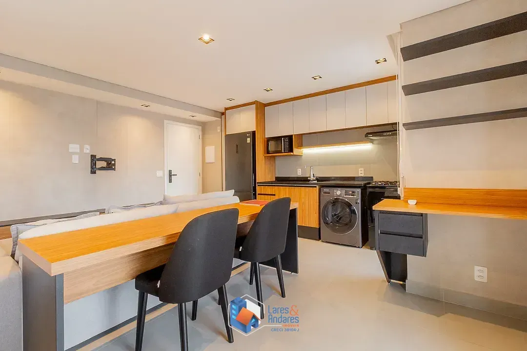 Imagem Studio para venda em Moema com 1 quarto, sendo 1 suíte, 42m²