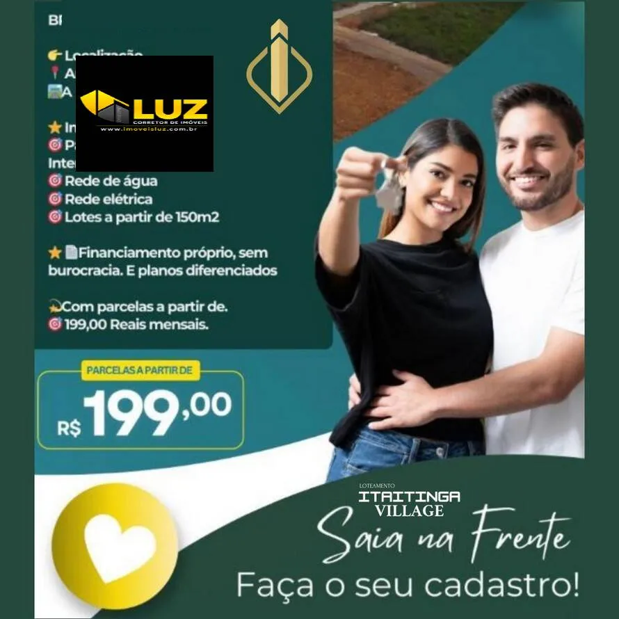 Imagem ITAITINGA VILLAGE - LOTES PRÓXIMO A MESSEJANA
