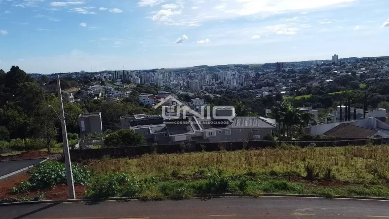 Imagem Terreno com linda vista da cidade - Loteamento jardim Italia - Bairro Parzianello