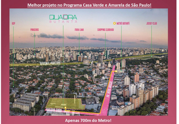 Imagem Apartamento com 2 Quartos à Venda, 34 m² em Butantã - São Paulo