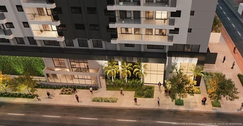 Imagem O empreendimento dispõe de 2 torres, com 242 apartamentos. A torre 1 possui 62 unidades, composta p...
