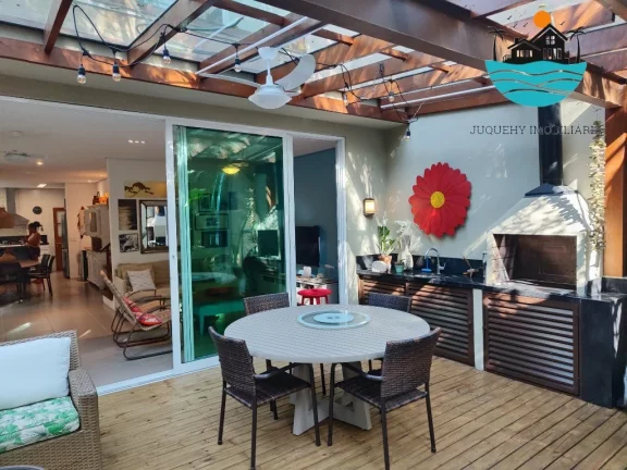 Imagem Casa para Alugar em Juquehy, com 4 suítes, área gourmet, Terraço, Max 8 pessoas, 02 vagas para carro, 100 metros da praia | Juquehy Imobiliária