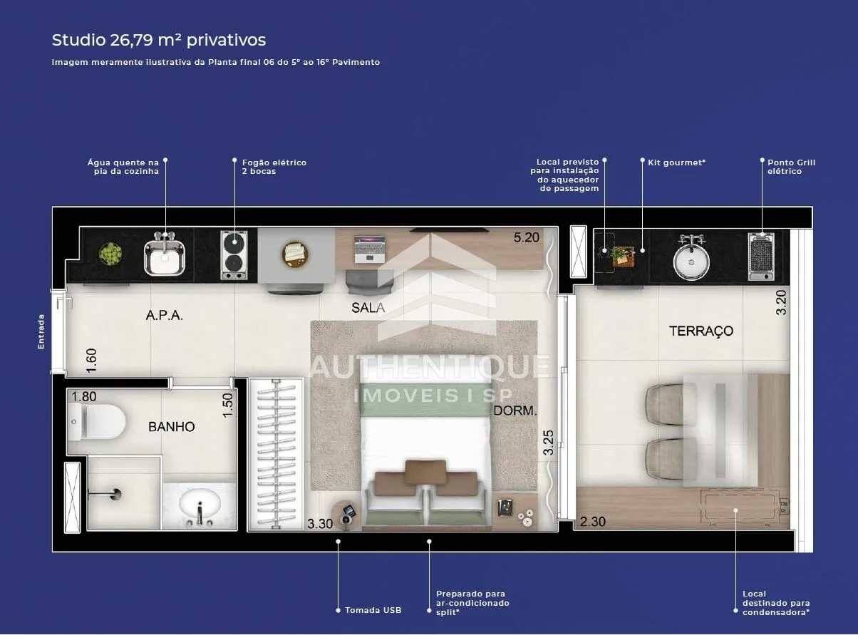 Imagem K360 HUMBERTO I - VILA MARIANA - Apartamento à venda em São Paulo/SP