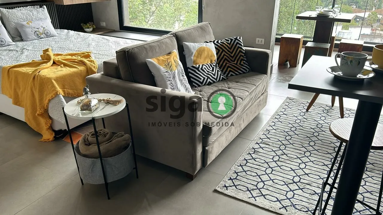 Imagem Studio com 44m²,1 quarto, 1 vaga em Pinheiros para locação, MOBILIADO