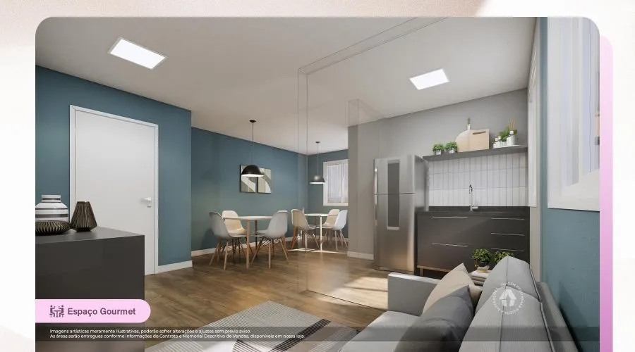 Imagem Apartamento 1 dormitório R$ 500 entrada