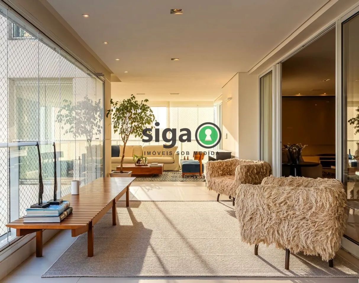 Imagem 4 suítes | Varanda gourmet envidraçada | Andar alto | Vista livre | Lazer completo | Zona Sul de São