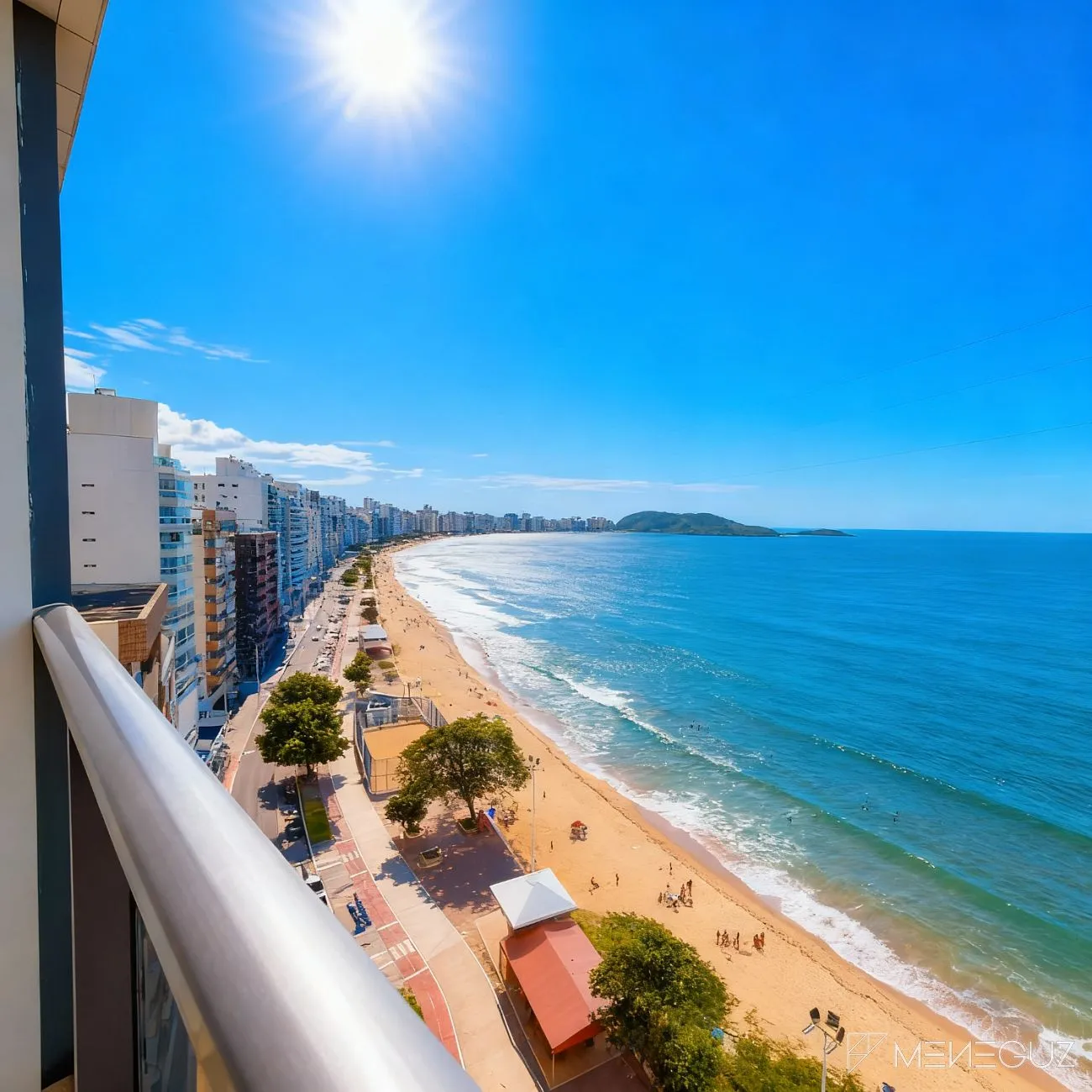 Imagem Apartamento 3 Quartos na Beira Mar da Praia do Morro - Prédio Novo com Lazer na Cobertura